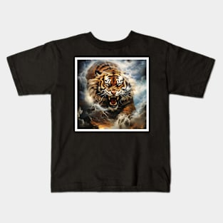 Rise Above Strike With Power Tiger Kids T-Shirt